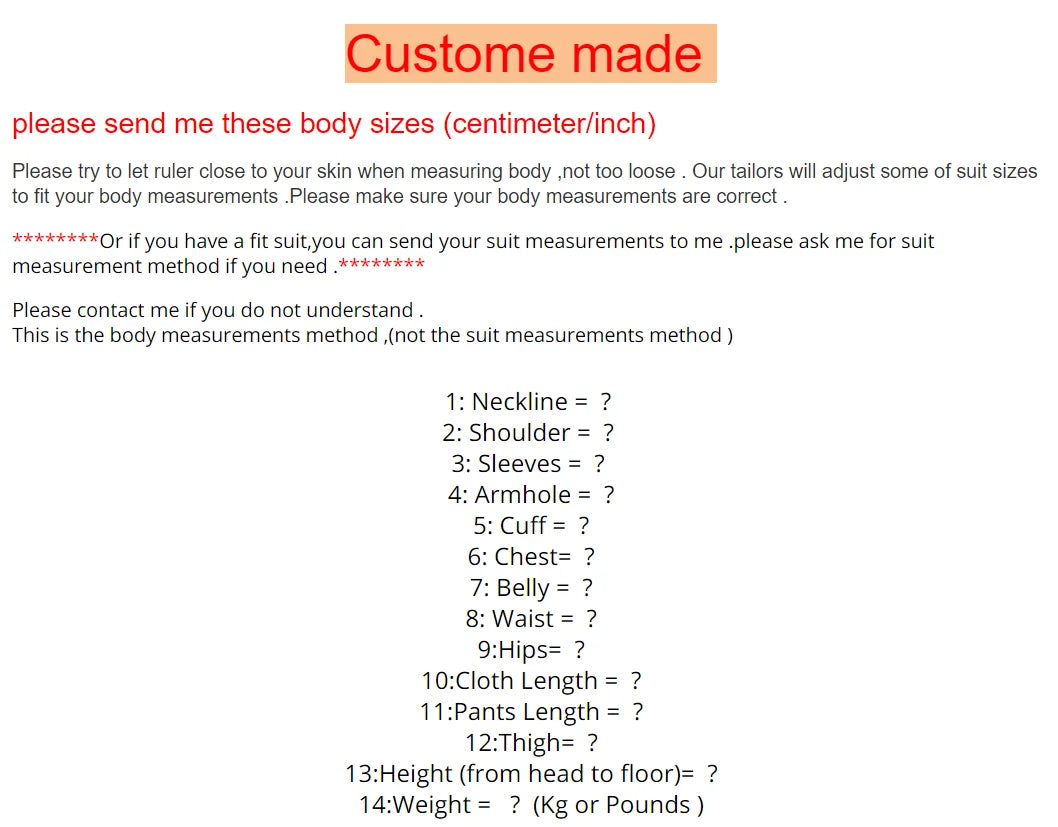 Men’s Business Suit