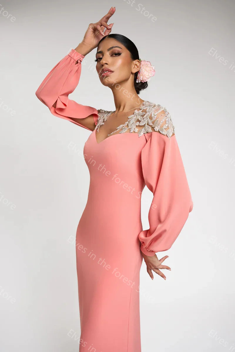 Vintage Satin Evening Dresses