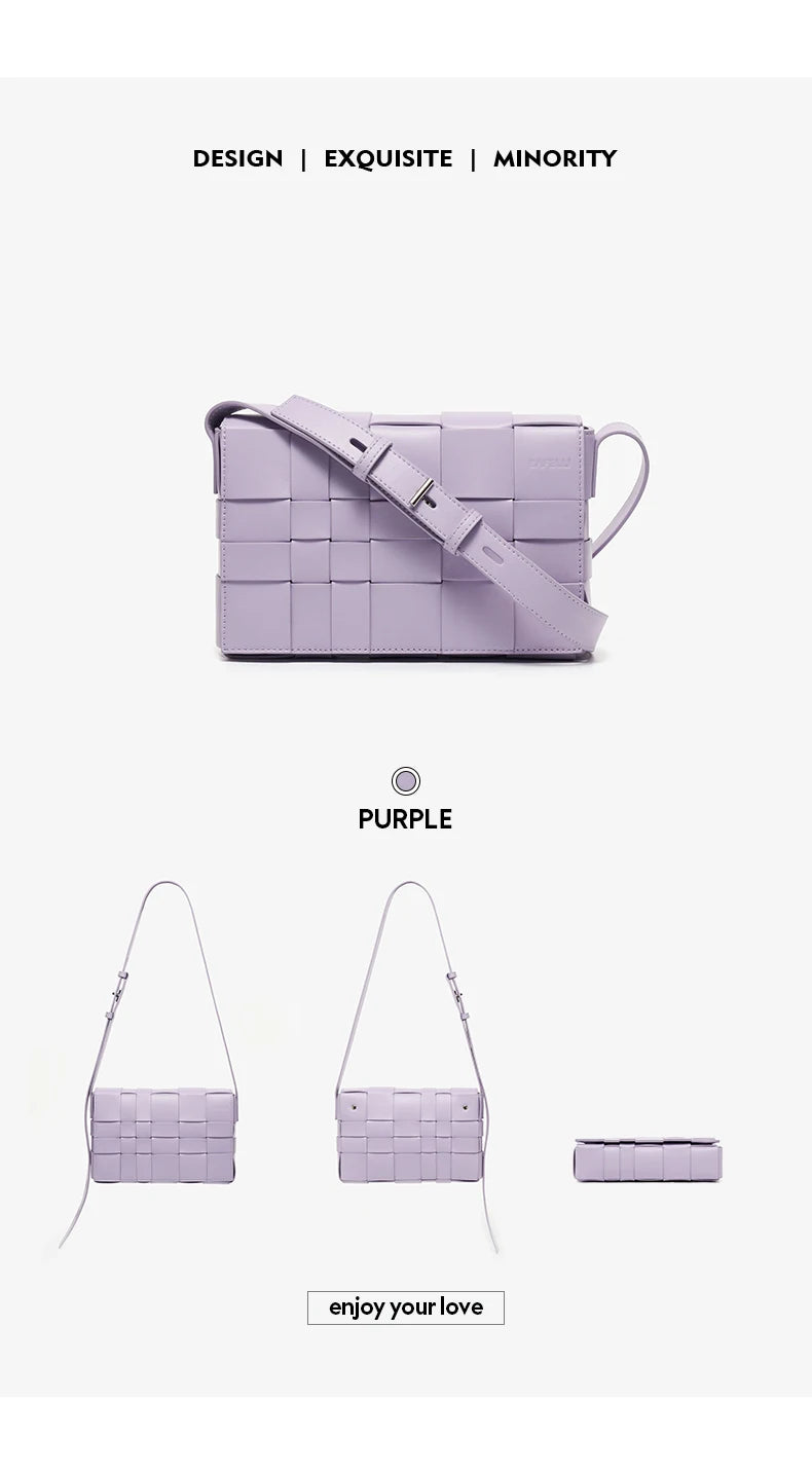 GENUINE LEATHER SHOULDER HANDBAGS