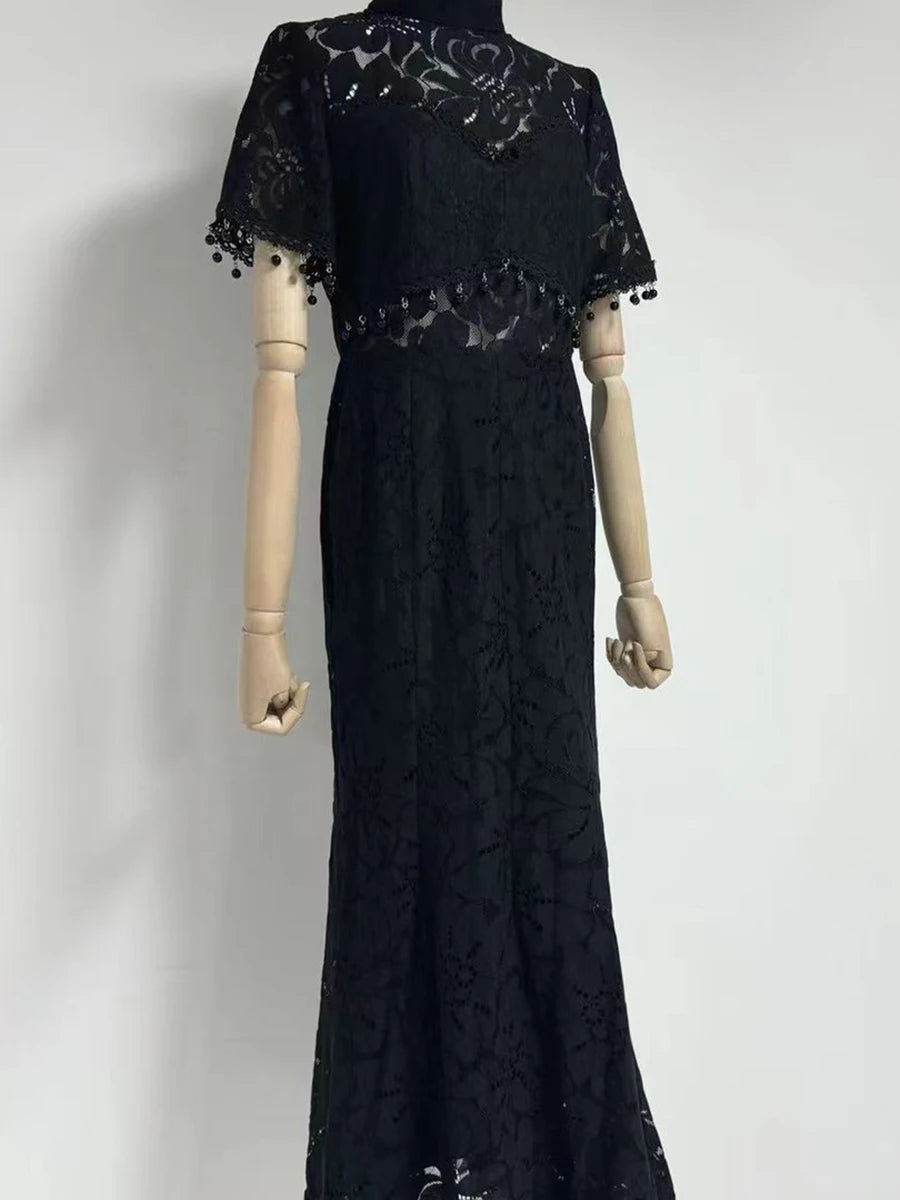 Spliced Tassel Dresses