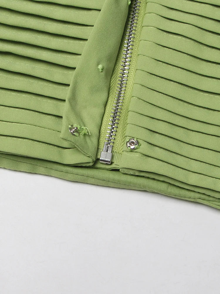 Solid Spliced Folds Two Piece Set