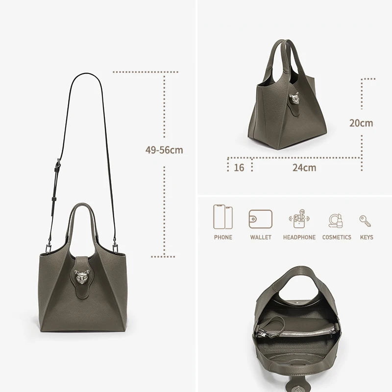 GENUINE LEATHER CASUAL PURSE