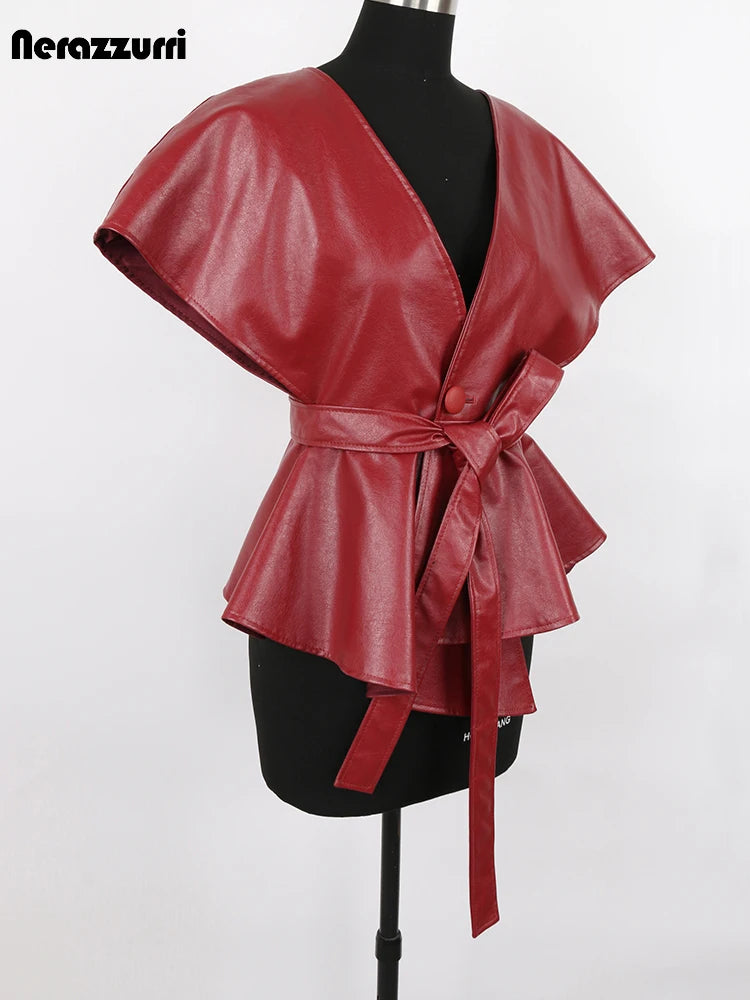 Red Leather Top