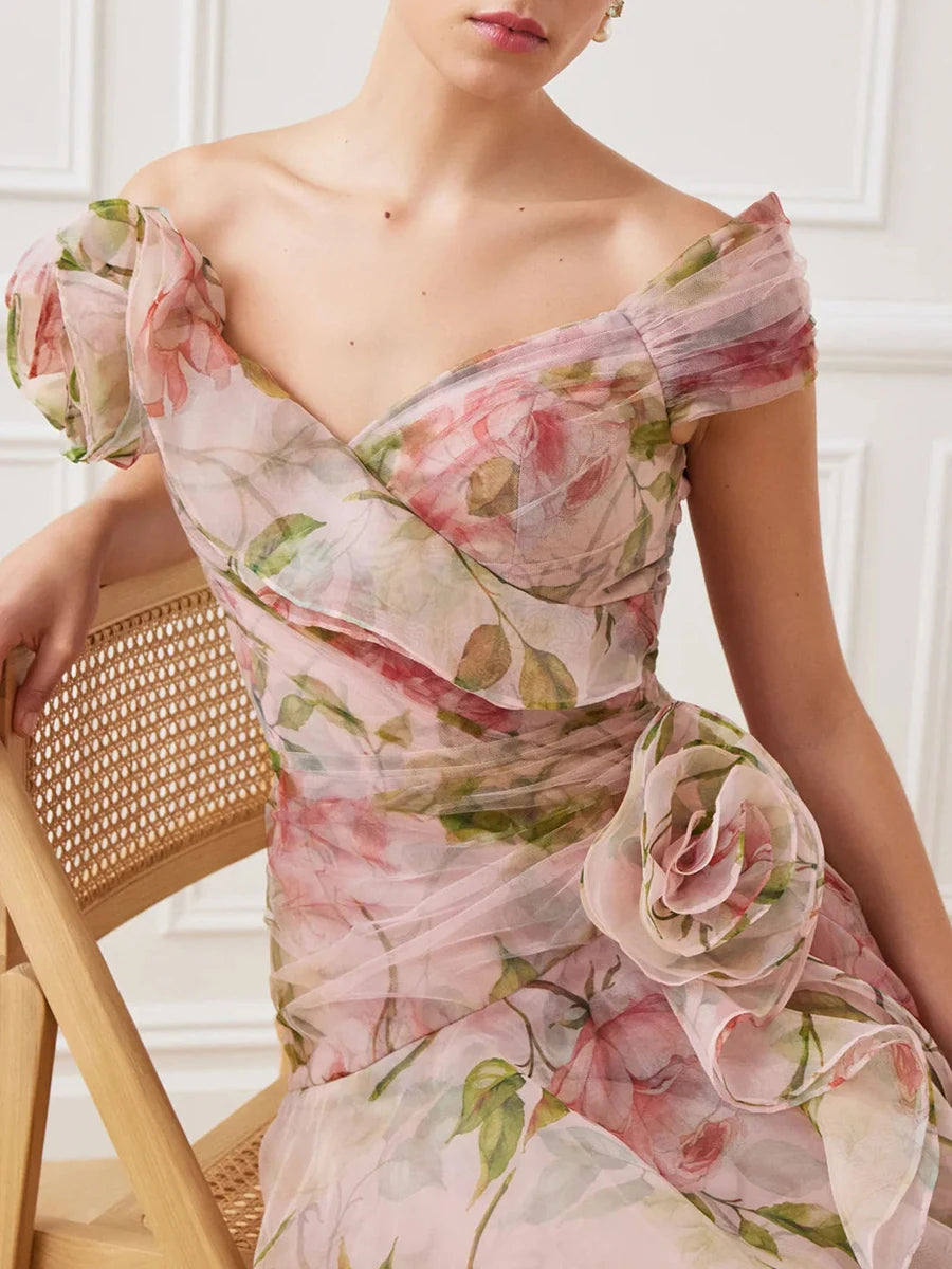 Floral Special Occasion Dress