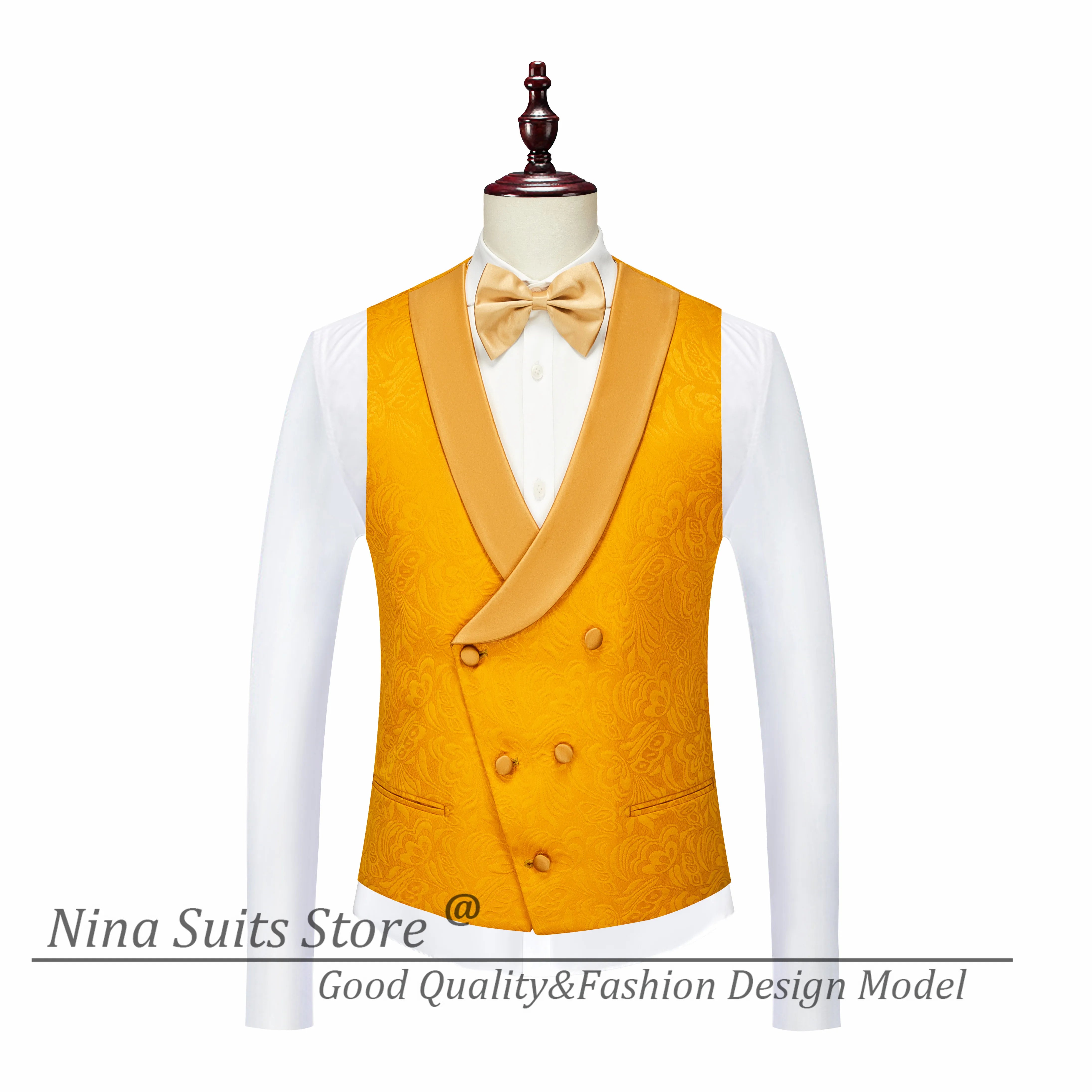 Jacquard Men Suits Tailored