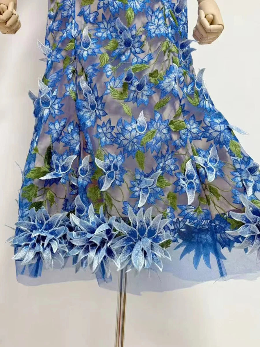Strapless Feather Dress
