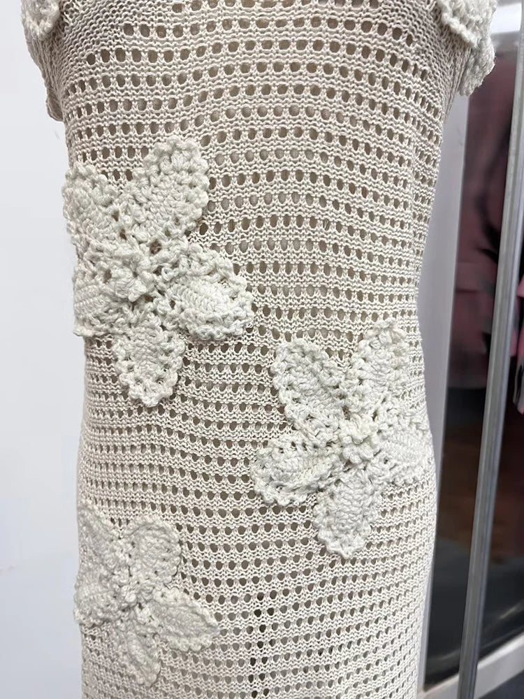 Knitted Bikini cover up!