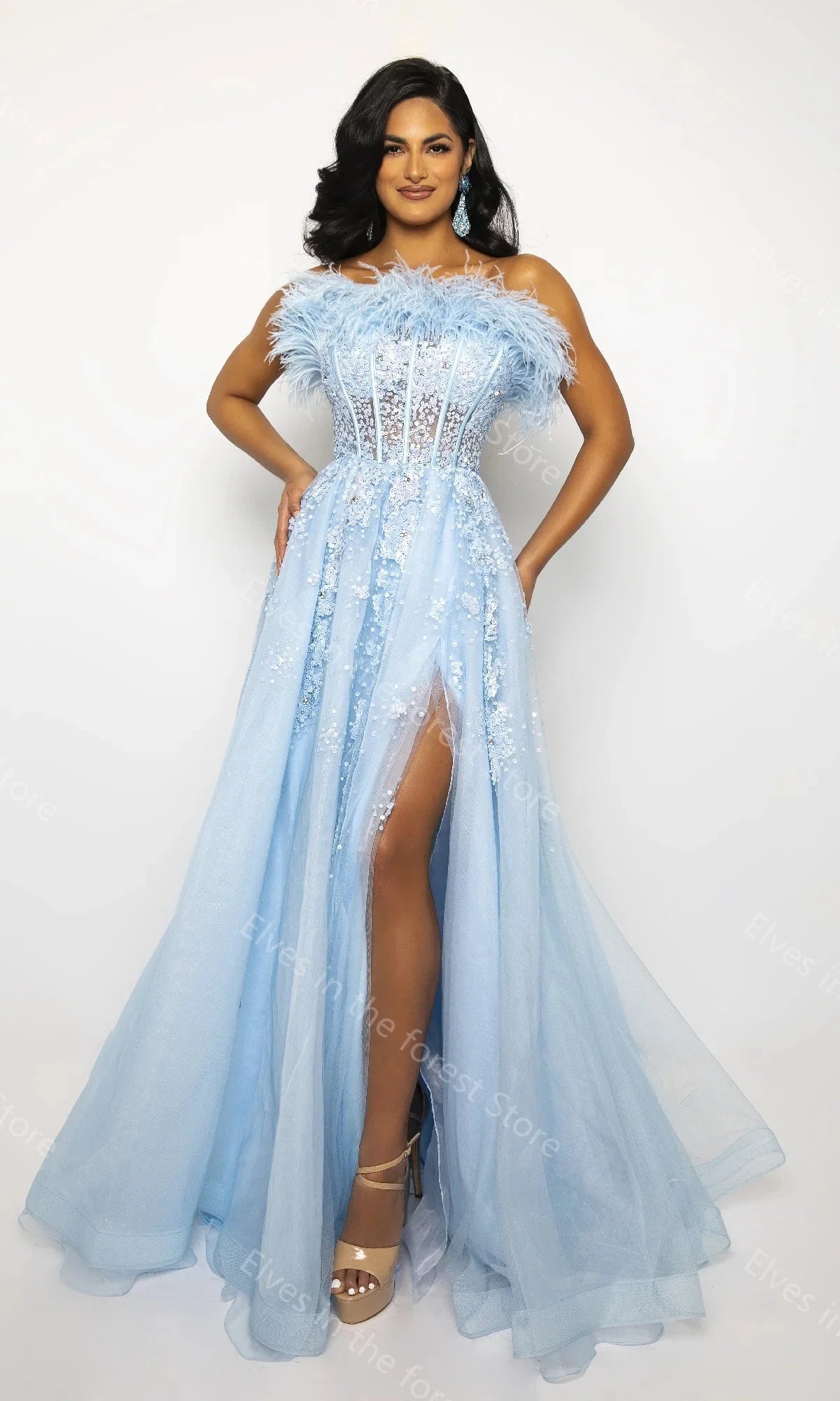 Luxurious Feathers Dresses