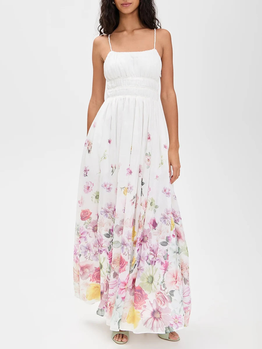 Flowers Printed Dress