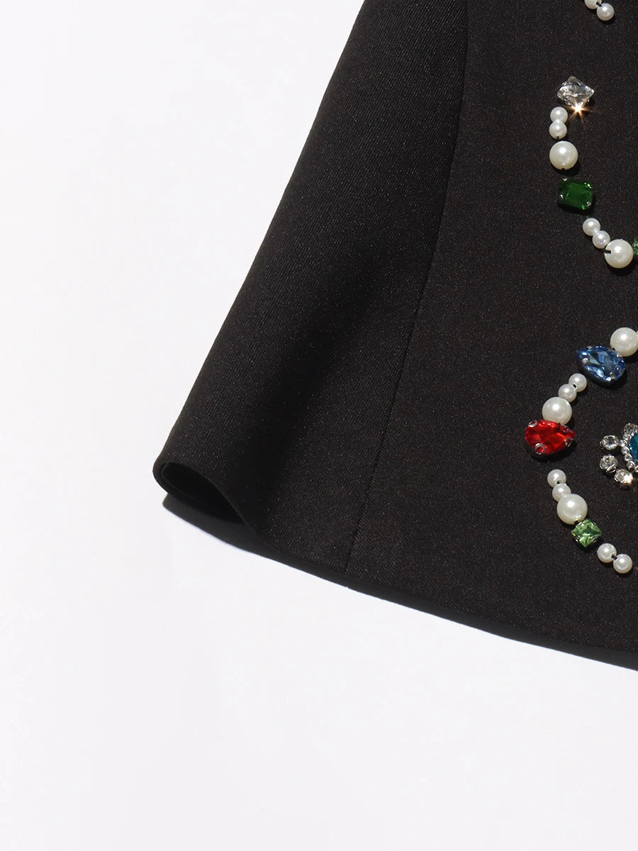 Spliced Diamonds Slimming Casual Blazers