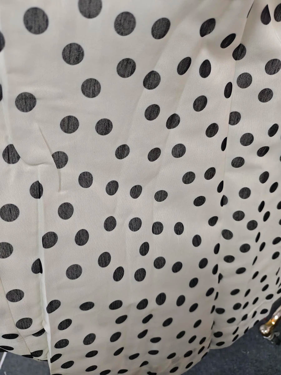 Polka Dot Elegant Midi Dresses