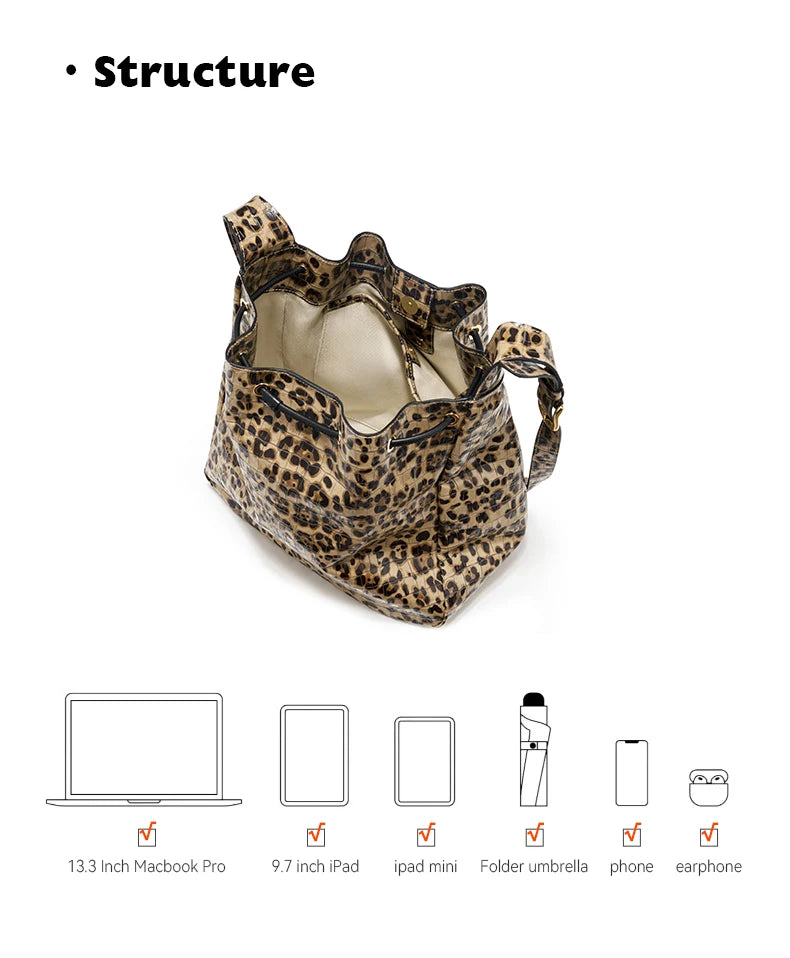 LEOPARD PRINT HANDBAGS