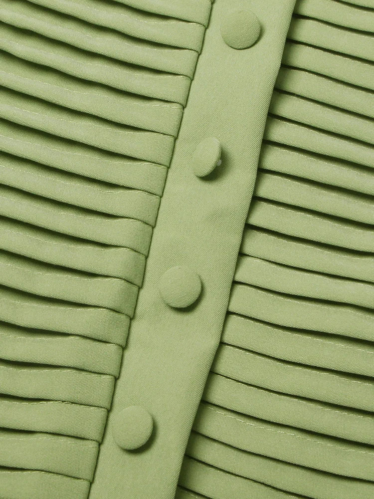 Solid Spliced Folds Two Piece Set
