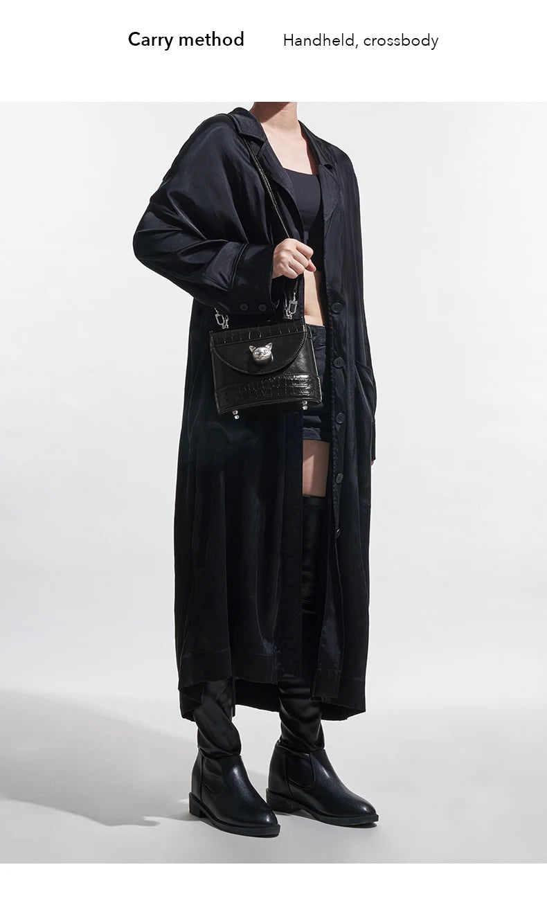 LEATHER DESIGNER BUCKET HANDBAGS