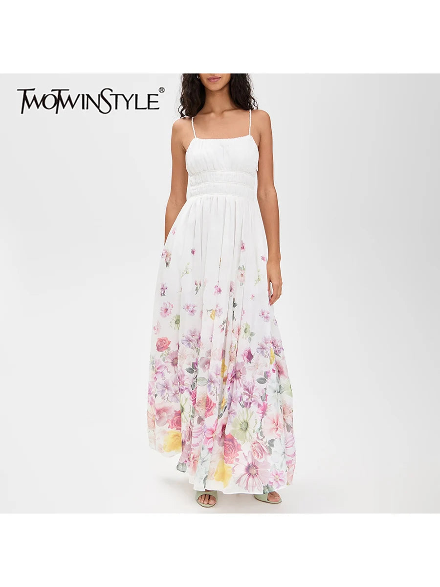 Flowers Printed Dress