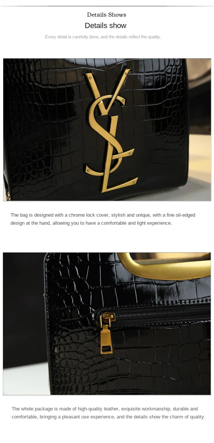Crocodile Crossbody Bag