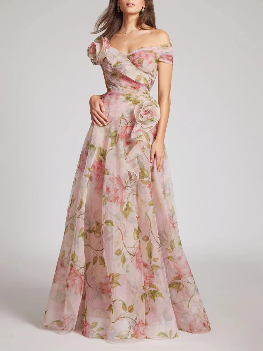 Floral Special Occasion Dress