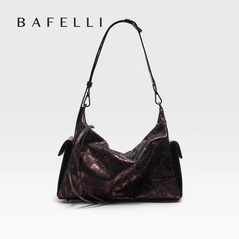 GENUINE LEATHER DESIGNER CROSSBODY HANDBAG