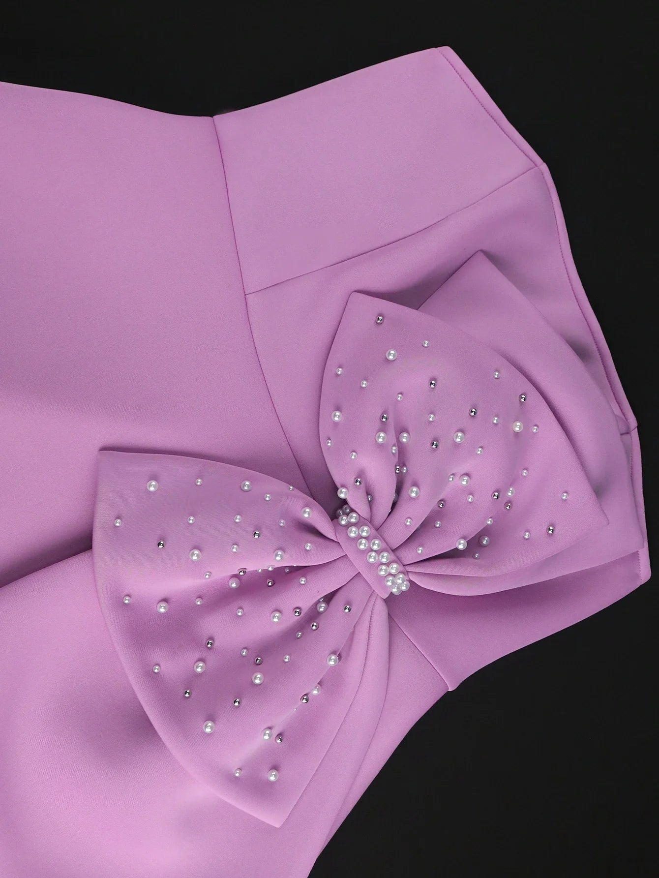 Plus Size Sweet Lavender Strapless Dress