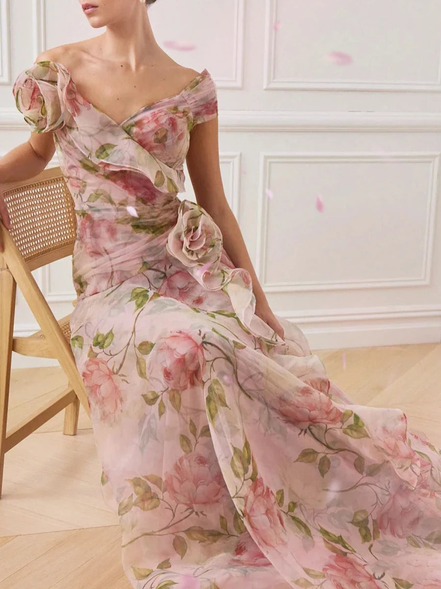 Floral Special Occasion Dress