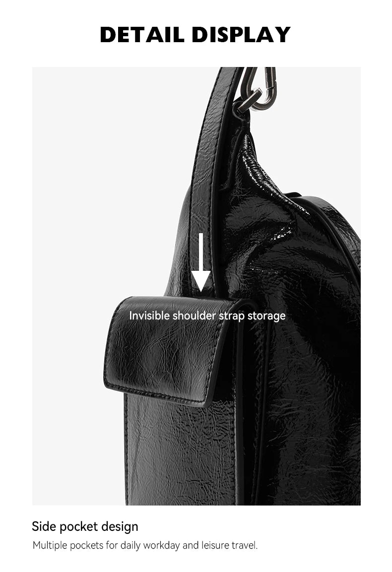 GENUINE LEATHER DESIGNER CROSSBODY HANDBAG
