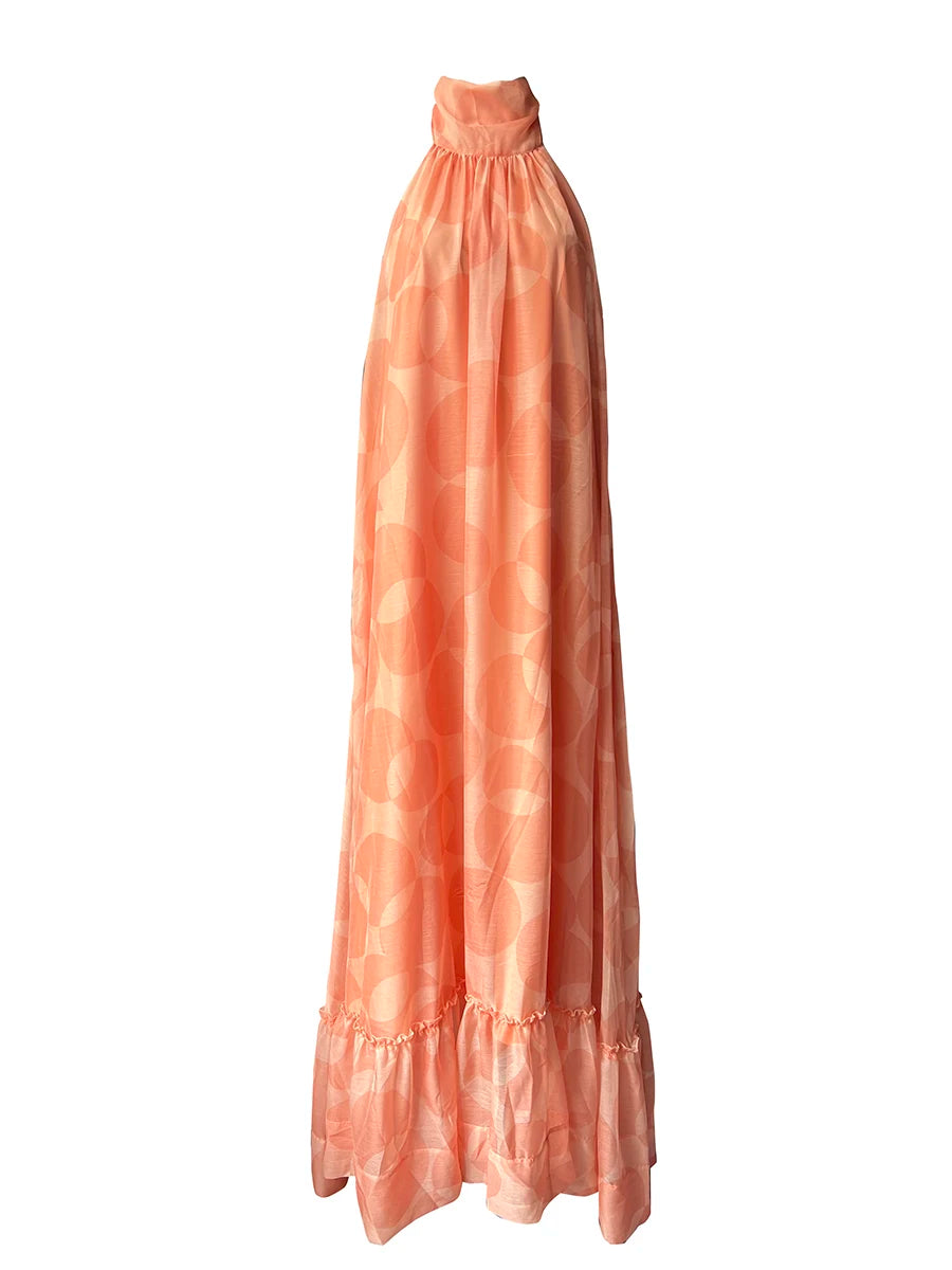 Hit Color Loose Casual Dresses