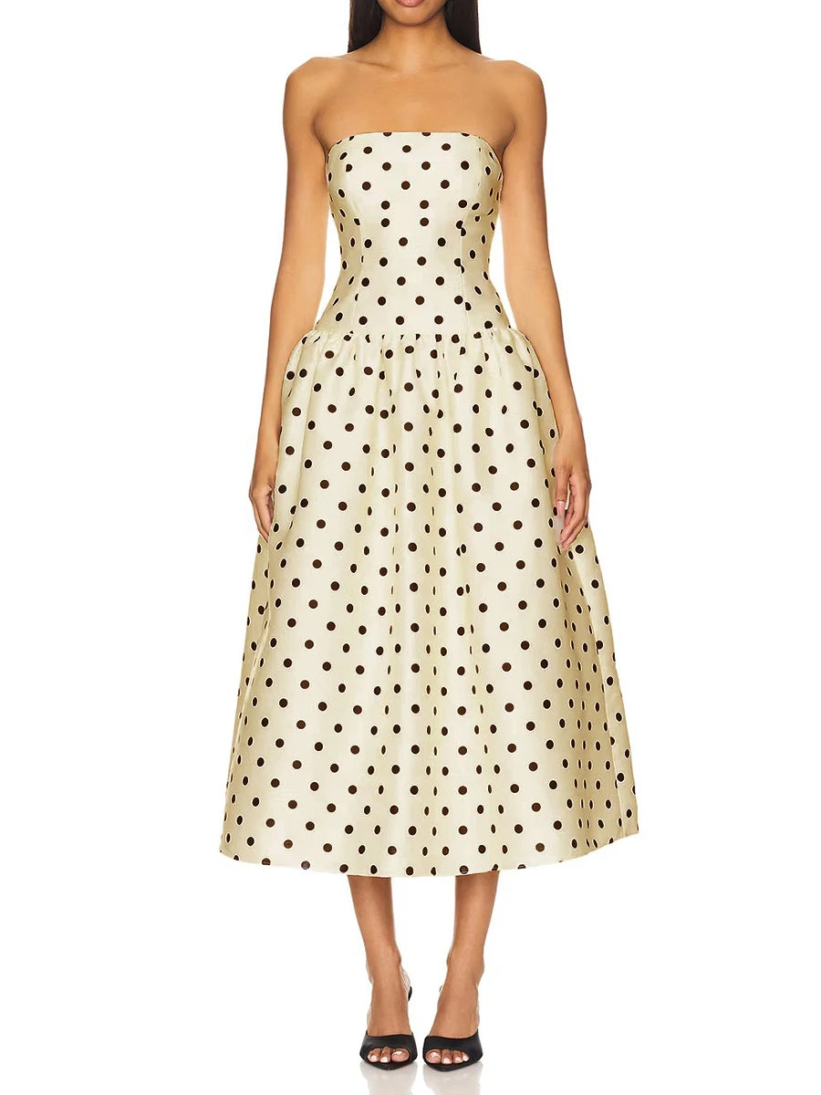 Polka Dot Waves Dress