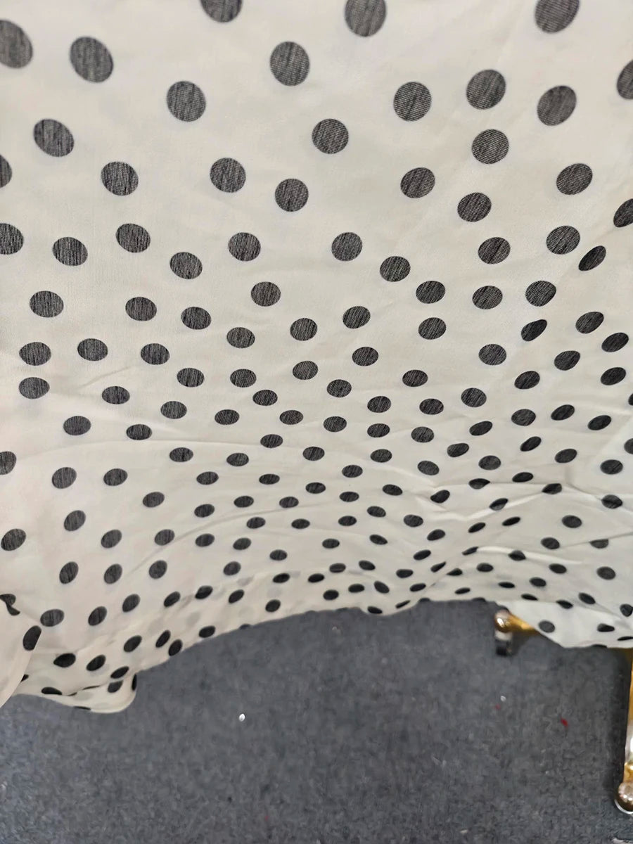 Polka Dot Elegant Midi Dresses