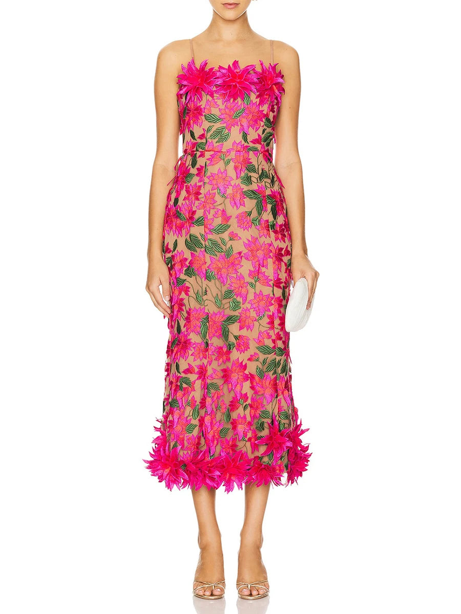 Strapless Feather Dress