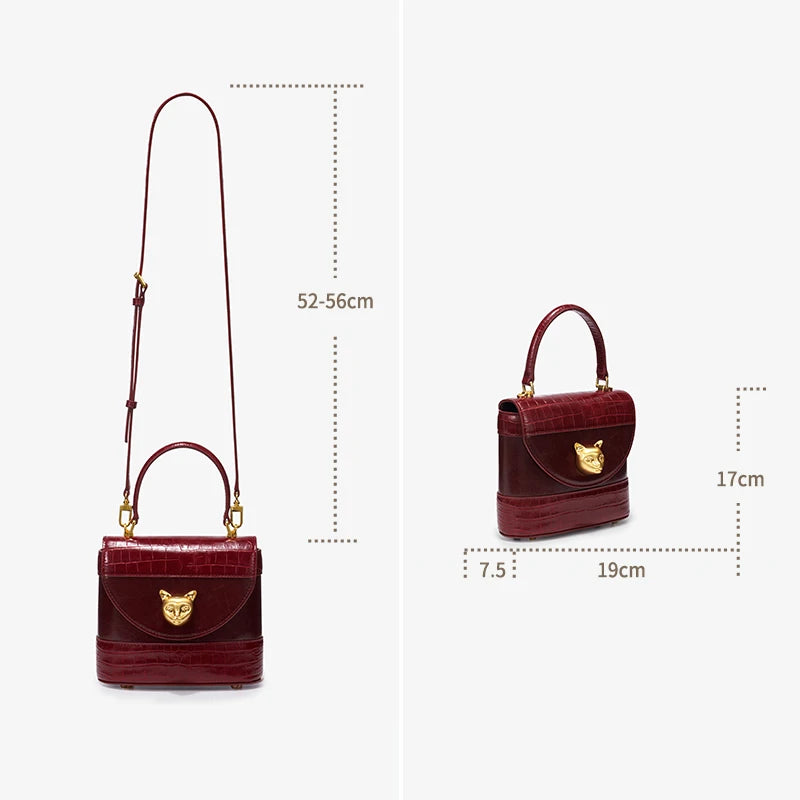 LEATHER DESIGNER BUCKET HANDBAGS