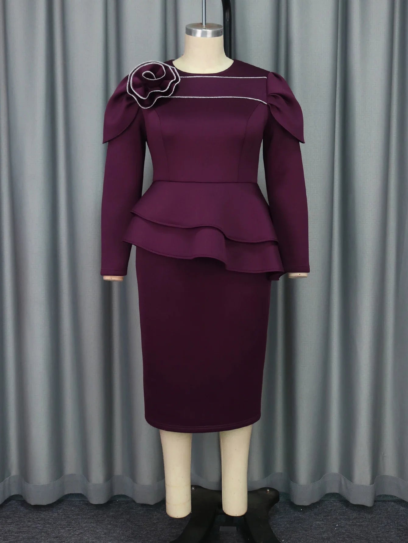 Plus Size Purple Dress