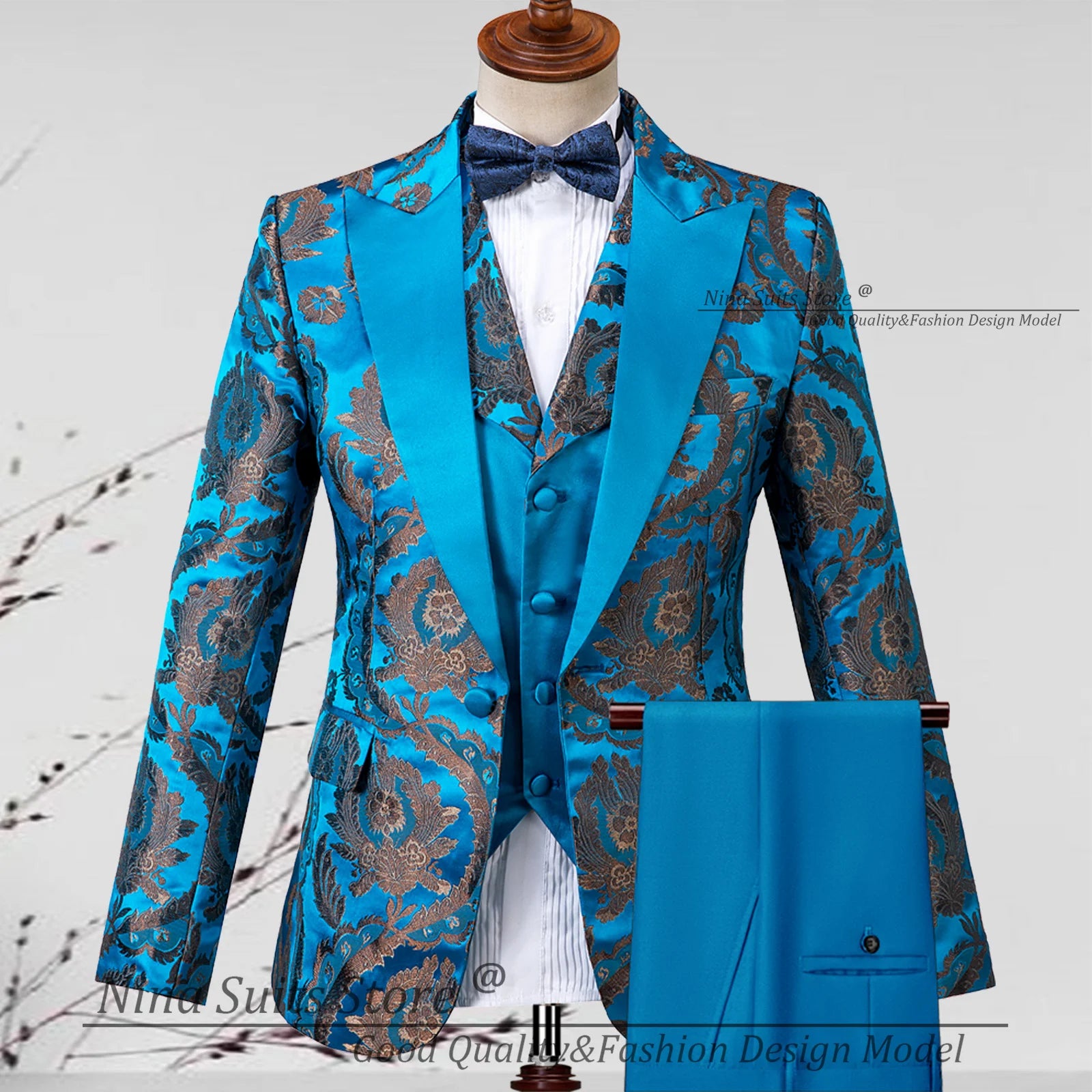 3 Piece Set Tailored Peak Siut
