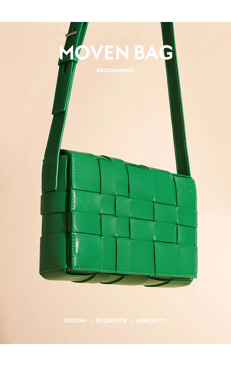 GENUINE LEATHER SHOULDER HANDBAGS