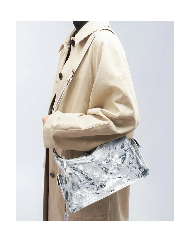 GENUINE LEATHER DESIGNER CROSSBODY HANDBAG
