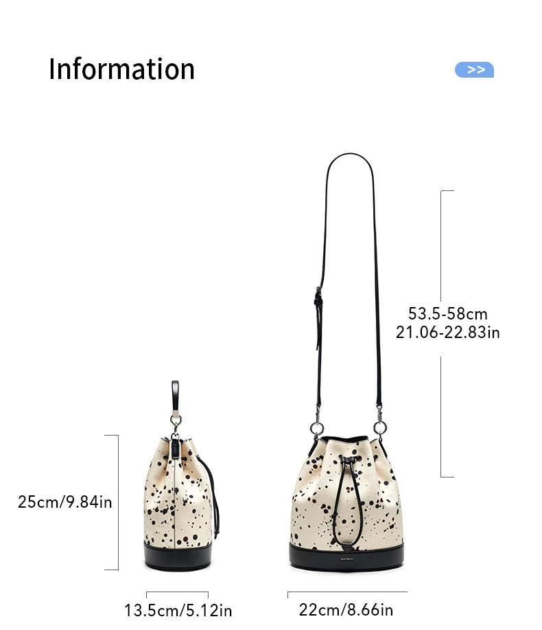 LEATHER BUCKET BAGS