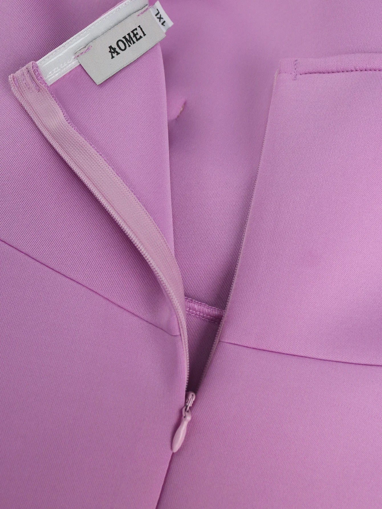 Plus Size Sweet Lavender Strapless Dress