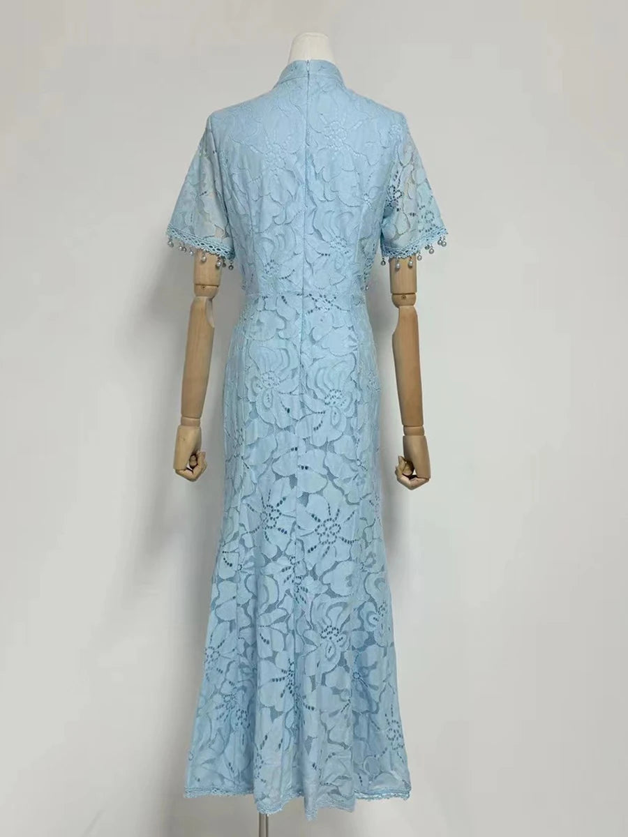 Spliced Tassel Dresses