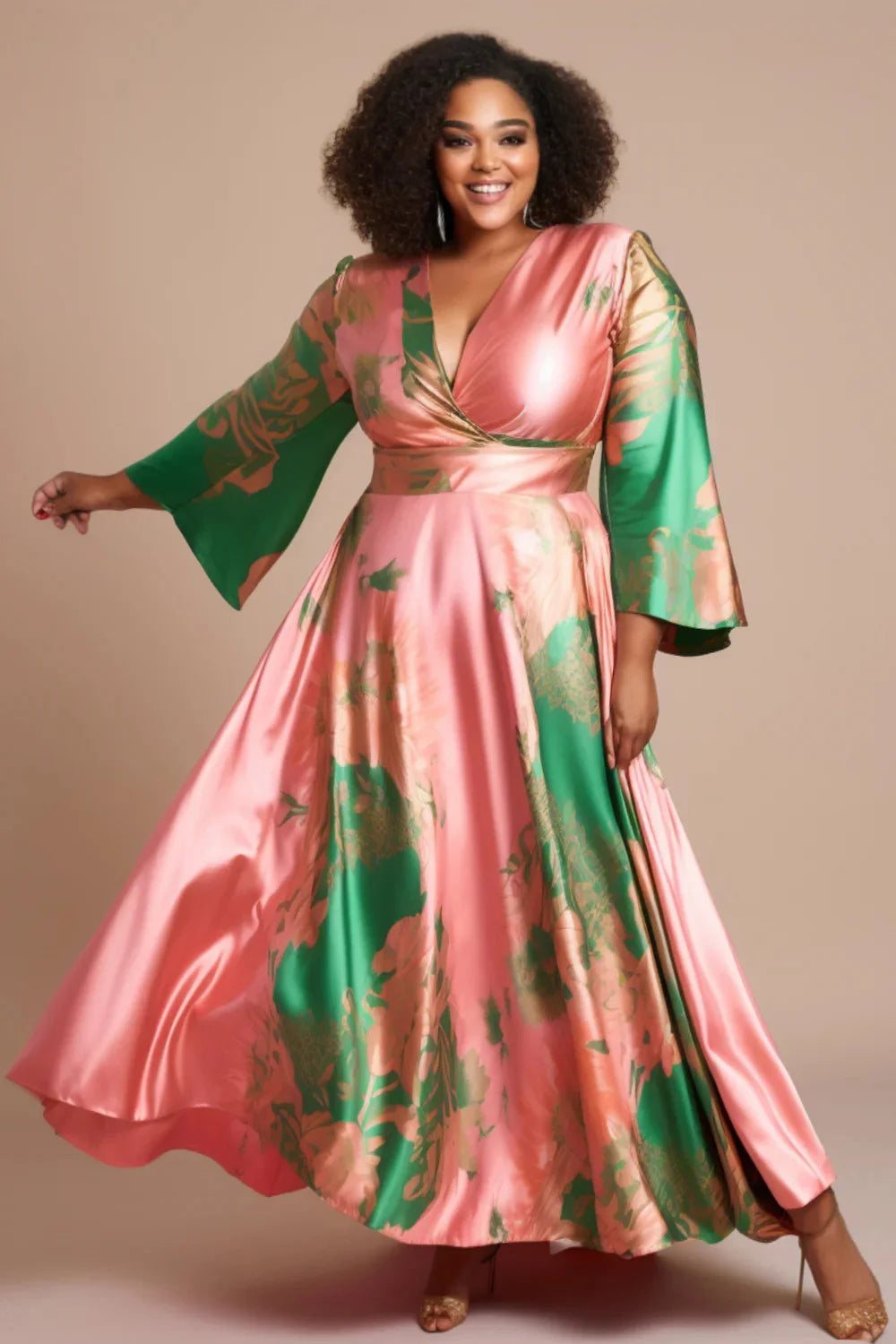 Plus Size Pink Dress