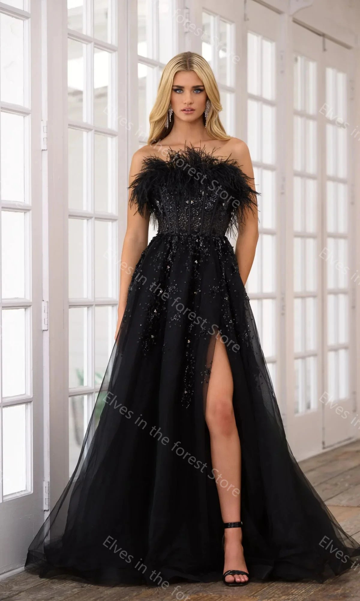 Luxurious Feathers Dresses
