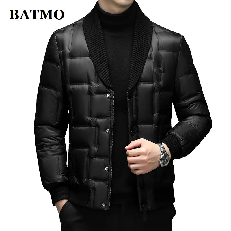 BATMO 2023 new arrival winter 90% white duck down jackets men,thick warm coat ,parkas men,FF26655