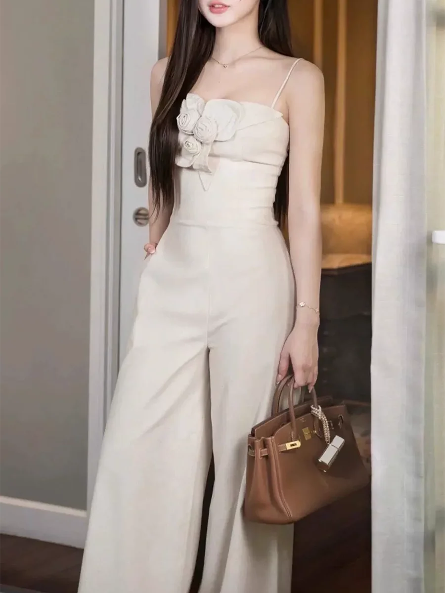 3D Flower Jumpsuit