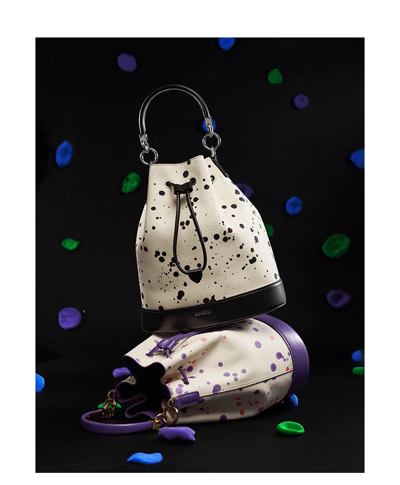 LEATHER BUCKET BAGS