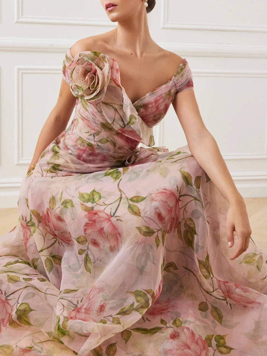Floral Special Occasion Dress