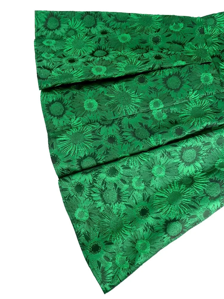 Plus Size Green Sleeve A Line Dress
