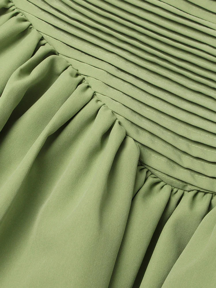 Solid Spliced Folds Two Piece Set