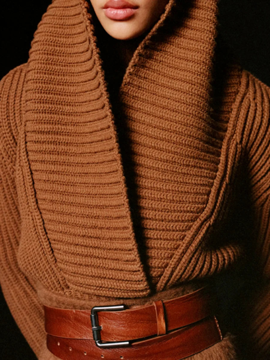 Hat-Attached Sweaters for Women
