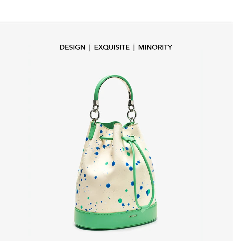LEATHER BUCKET BAGS