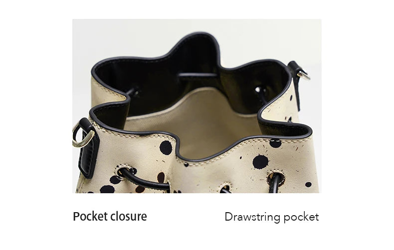 LEATHER BUCKET BAGS