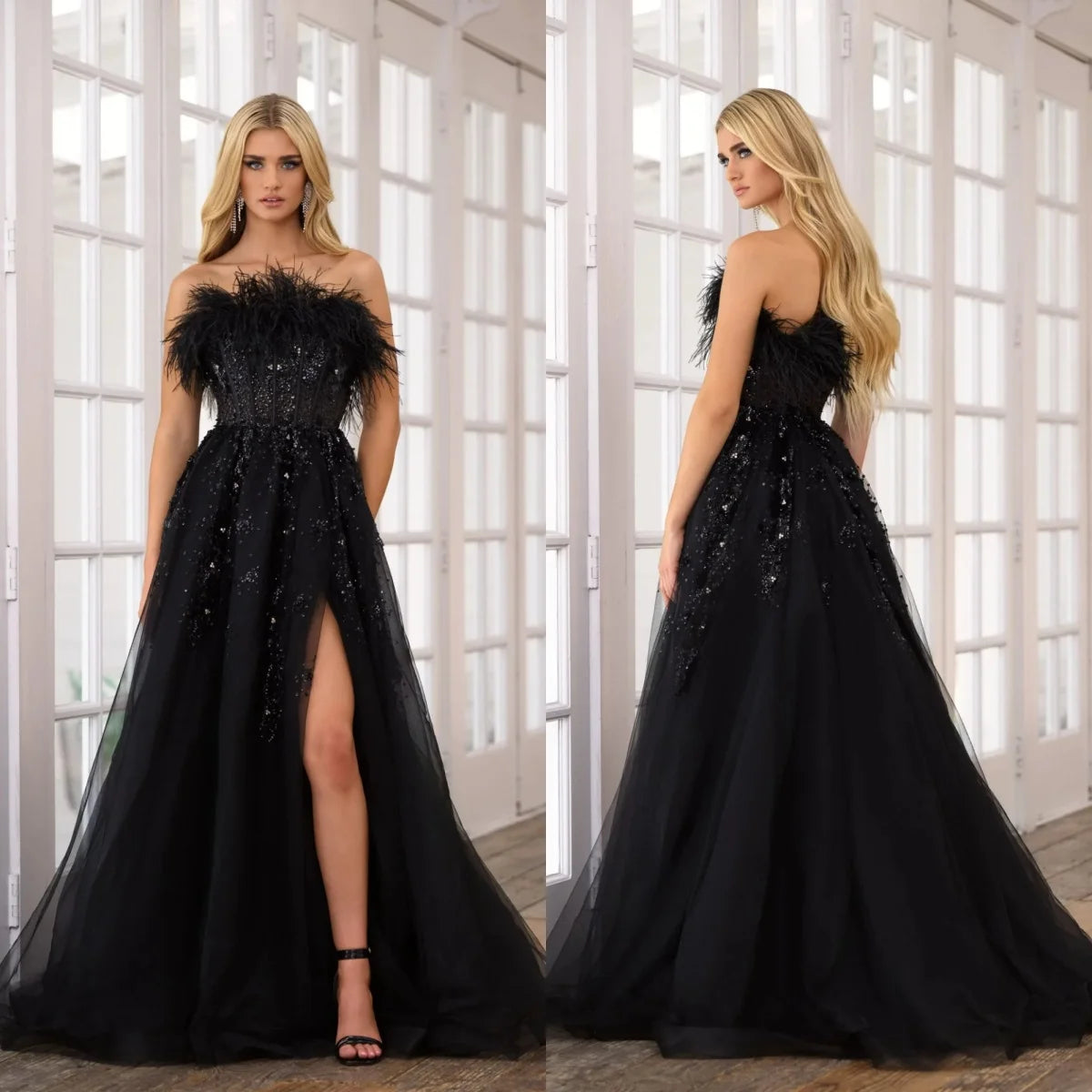 Luxurious Feathers Dresses