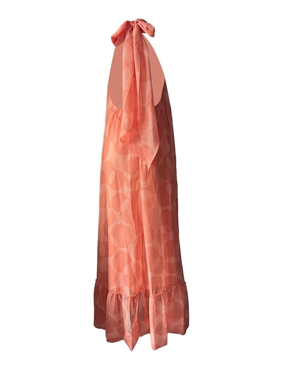 Hit Color Loose Casual Dresses
